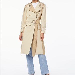 FRAME Tonal Blocked Trench Coat